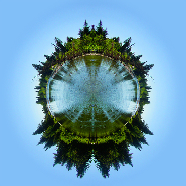 Cottonwood Creek Mirrored Stereographic Projection