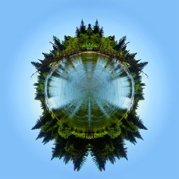 Cottonwood Creek Mirrored Stereographic Projection