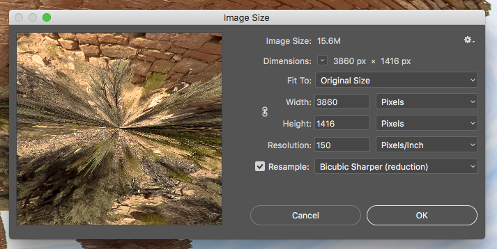 Image Size Dialog Box