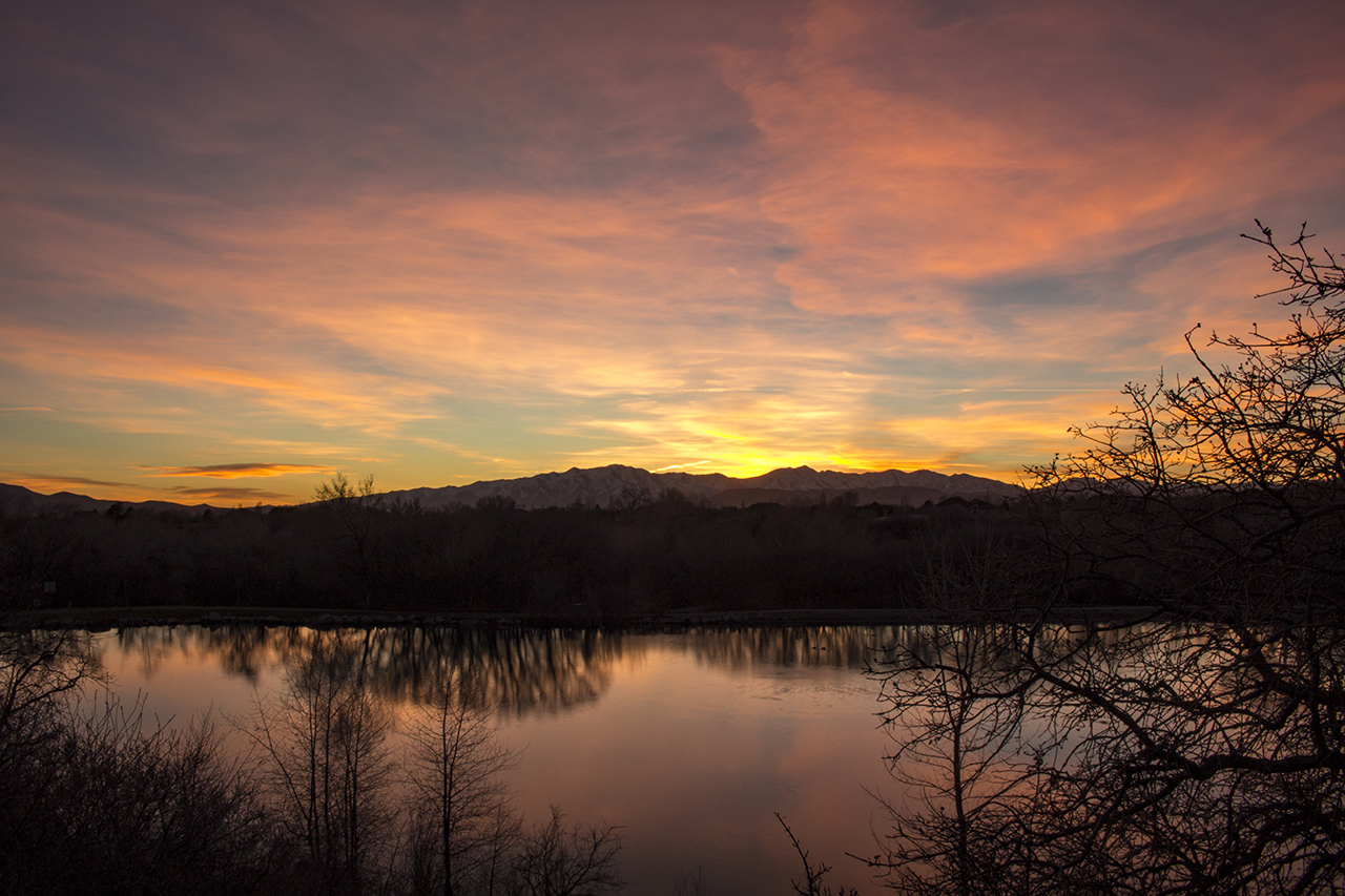 Sunset at Highland Glen (2017)