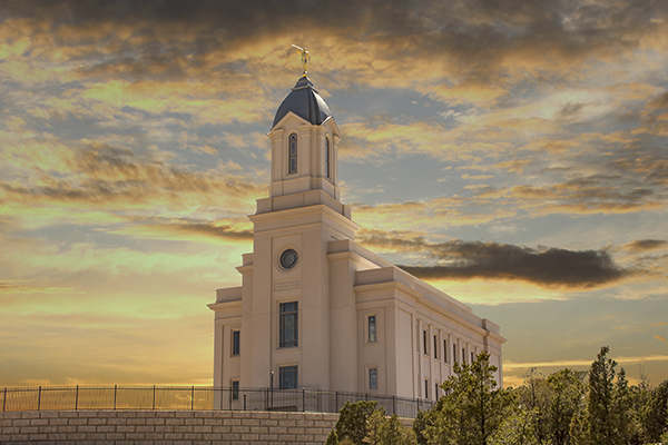 Cedar City Temple photograph by K. Bradley Washburn