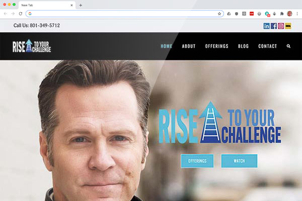 Rise to Your Challenge website