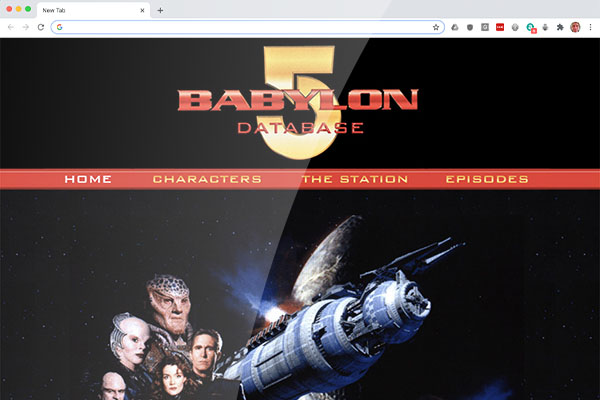 Babylon 5 Database website